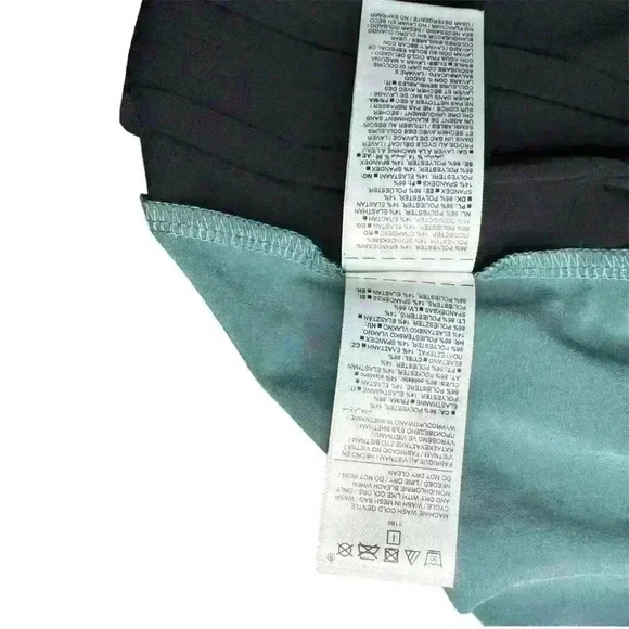 ATHLETA Swing Forward Pleated Tank Teal and Black Size Large - Picture 7 of 8